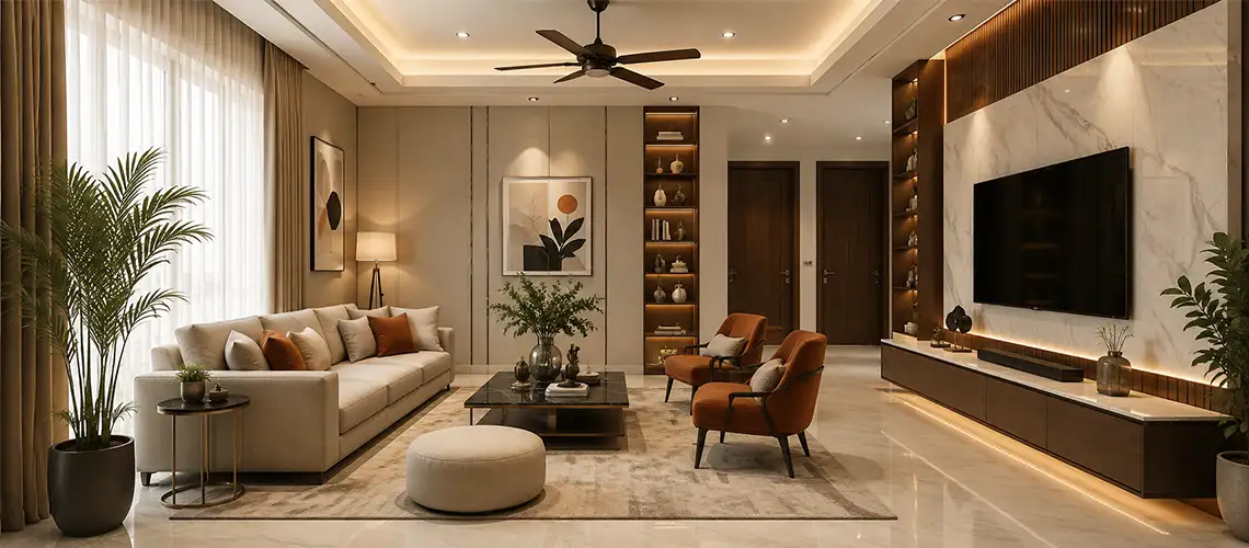 Richmond County Homes Luxury Living Room